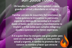 Oración a San Judas Tadeo para los milagros